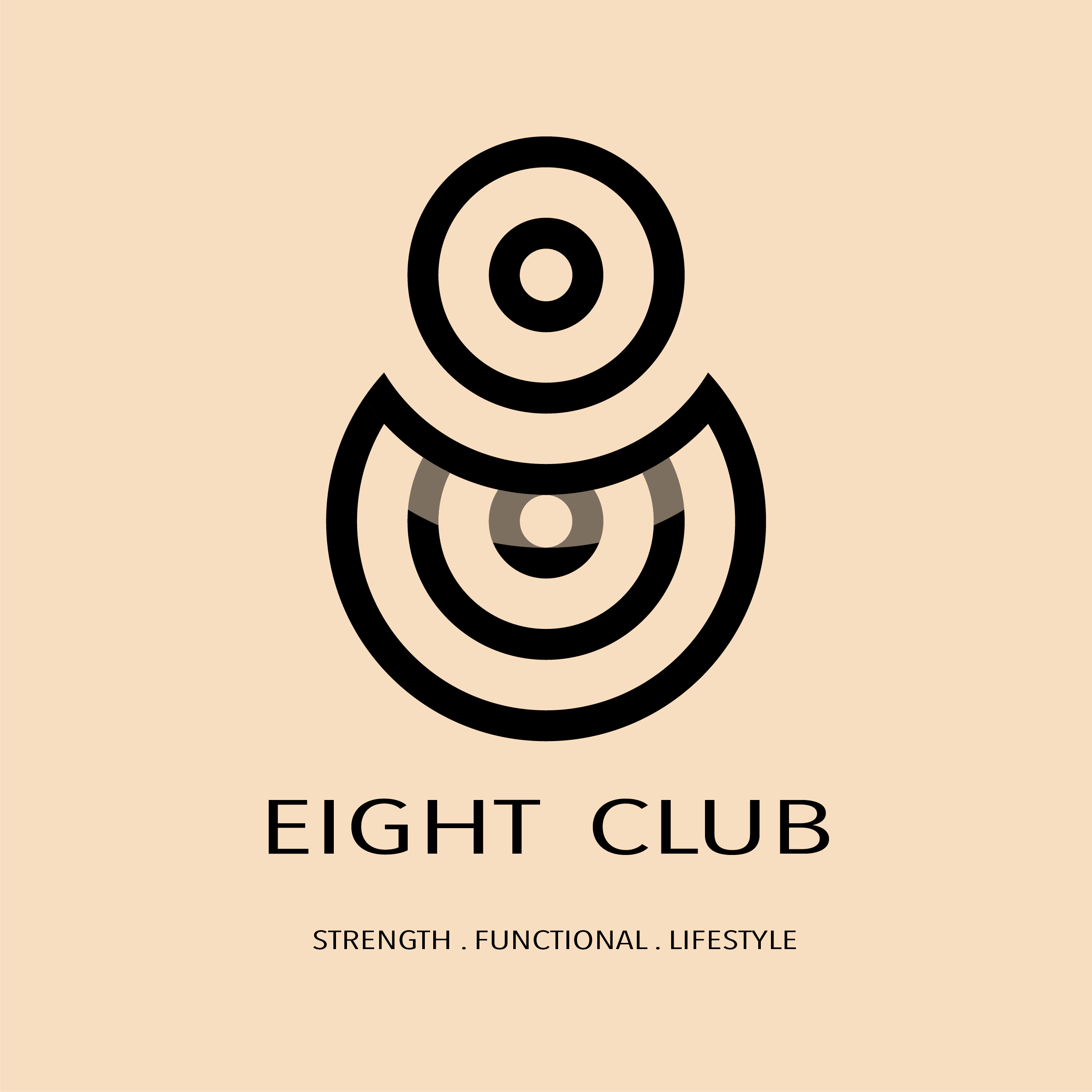 8Club logo light